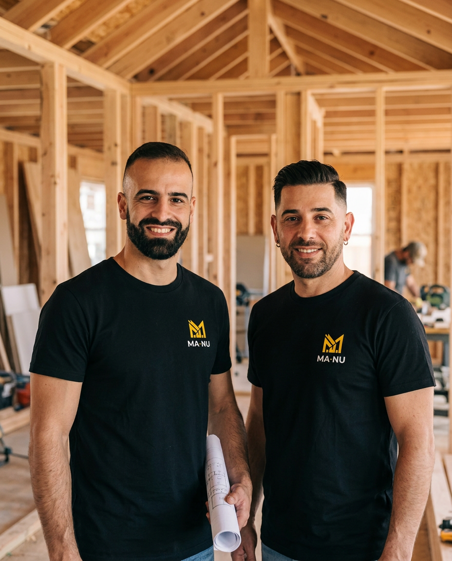 Equipa MA-NU em obra